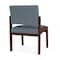 Lesro Lenox Armless Guest Chair, 22.5 in W 26 in L 31.5 in H LW1102 - alternate 3